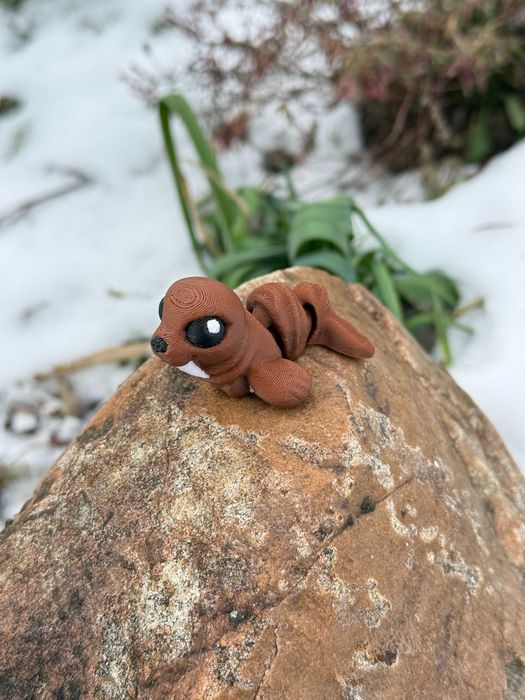 Słodki Mors Arktyczny Minimals 3D – ruchoma mini figurka, zabawka