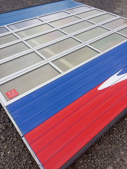 Brama garażowa segmentowa panelowa przemysłowa 400x300wysoka