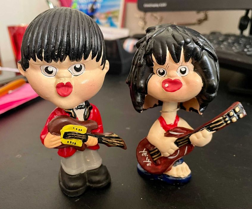 Vintage Bobble Head Figurines, 1960s