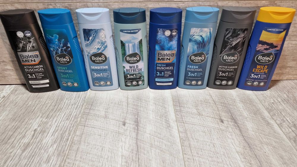 Balea Żele do kąpieli męskie 300 ml . Niemieckie