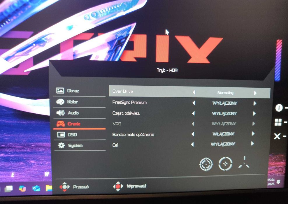 Monitor Acer IPS 24″ 165 Hz 4K 3840 × 2160 GtG 0.5s