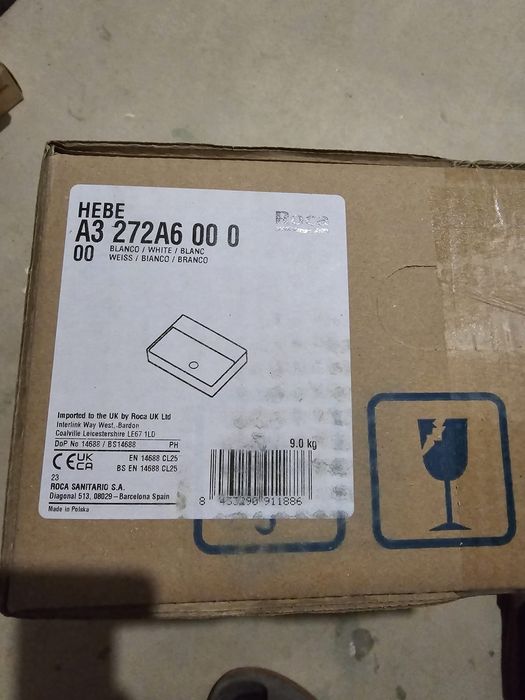 Szafka z umywalką 45 cm jasny dąb Reef Roca