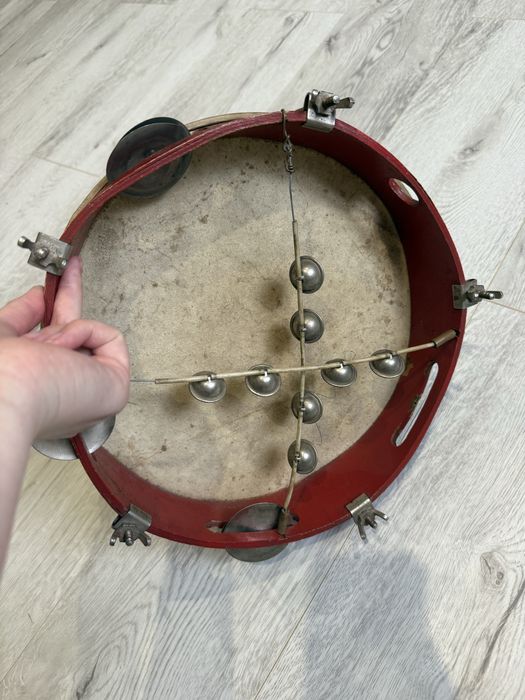 Бубон (тамбурин) з натуральної шкіри