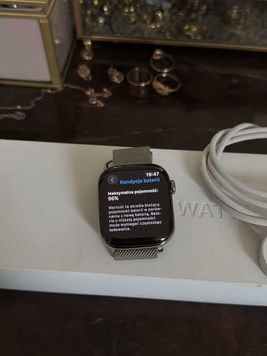 Apple Watch 10 Tytan natural 42mm gps+cellular