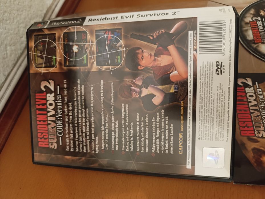 Resident Evil Survivor 2 Code Veronica Sony PS2 PlayStation 2
