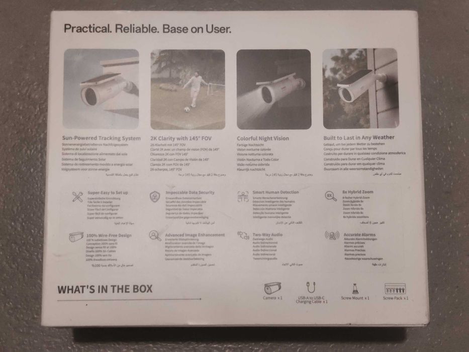 BASEUS S1 Kamera zewnętrzna solarna