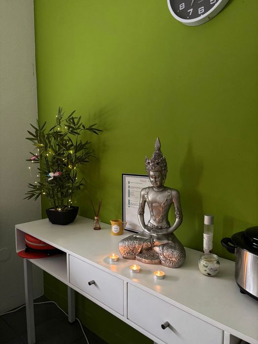 Corpo cuidado,bem- estar instalado