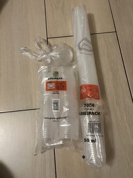 Opakowania + nakretka 50 ml 100 sztuk