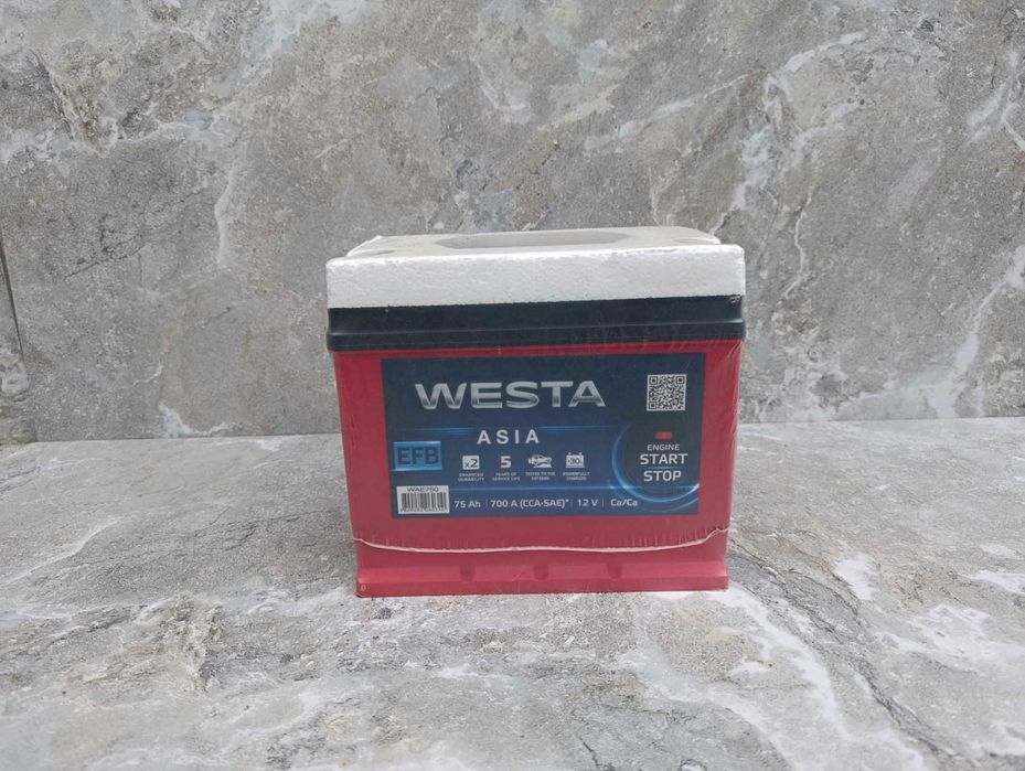 Аккумулятор Westa 75 asia Efb