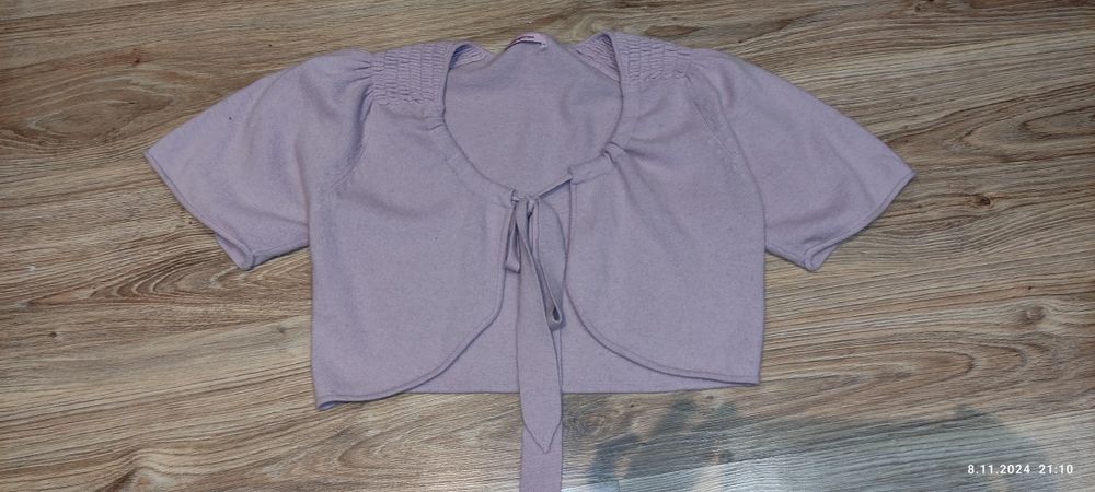 Bolerko sweterek Paraphrase S lambswool Angora wełniane