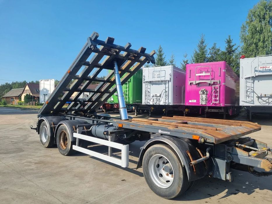 Cmt Przyczepa Hakowiec Wywrotka Do Przewozu Kontenerów 6,50 M -