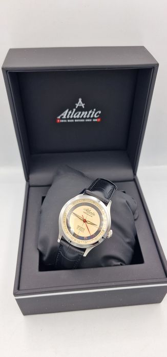 Atlantic Worldmaster Incabloc Mechanical Milano - ring- Swiss Made