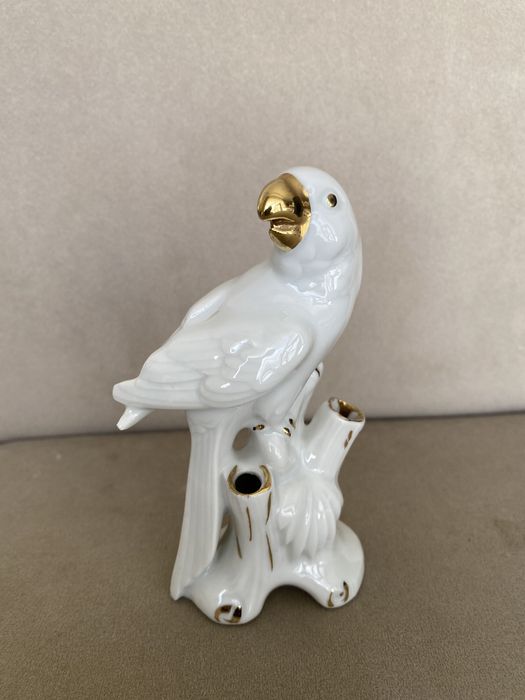 Figurka papugi GEROLD PORZELLAN Bavaria