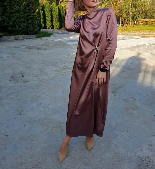 Платье атлас сатин шёлк сукня в білизняному стилі