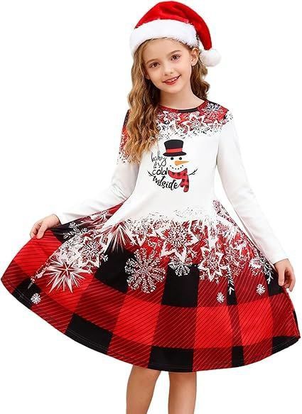 Платье новогоднее,рождественнское,карнавальное.Снежно-красное.