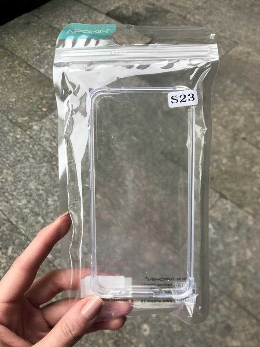 Capa de silicone reforçada anti-choque Samsung S23/S23 Plus/ S23 Ultra