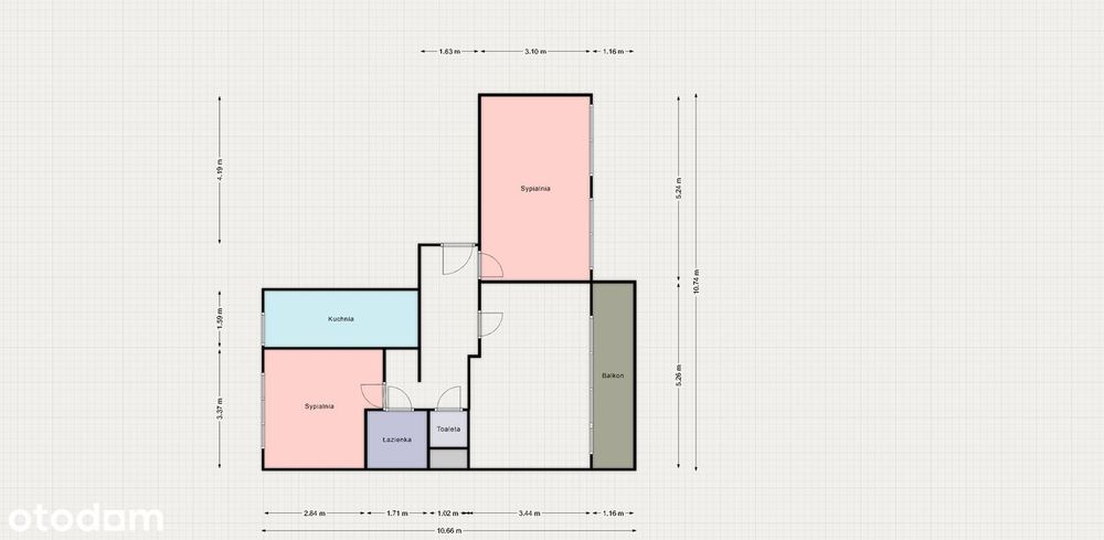 Mieszkanie na sprzedaż, 3 pokoje, 65 m², Piaseczno