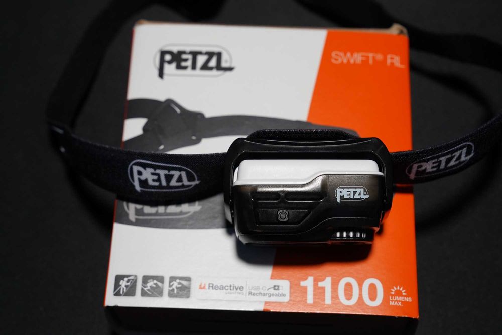 PETZL SWIFT RL 1100 - latarka,  czołówka (PROSZĘ PRZECZYTAĆ OPIS)