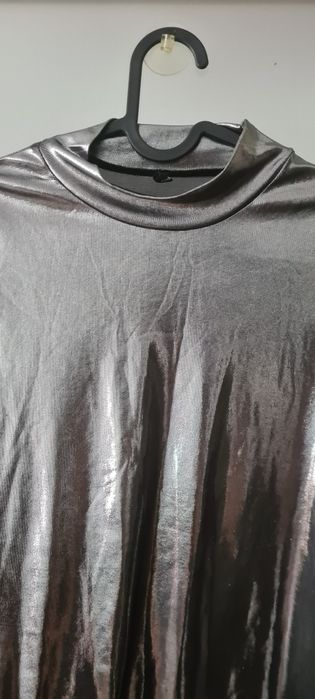 Bluzka srebrna - jak nowa