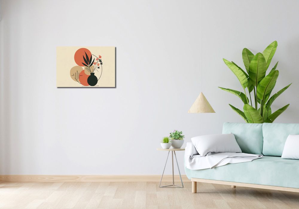 Obraz 60x40cm Wazon z Kwiatami