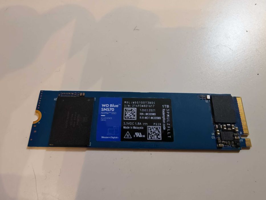 Dysk SSD 1TB M2 NVME WD Blue SN570