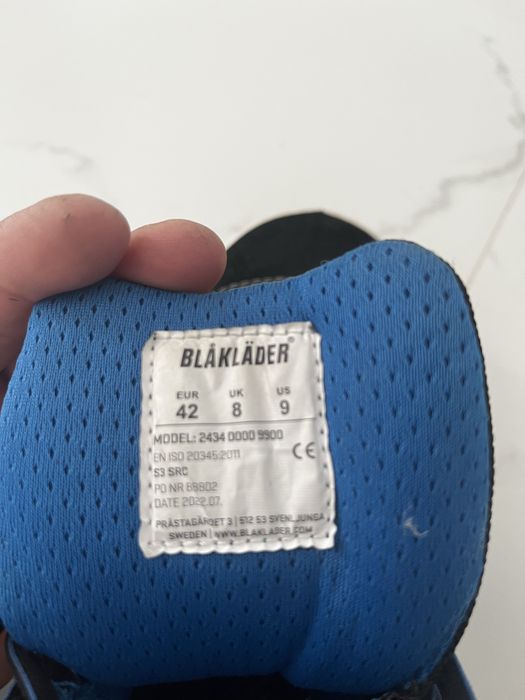 Buty ochronne robocze  Bläkläder  r42 nowe