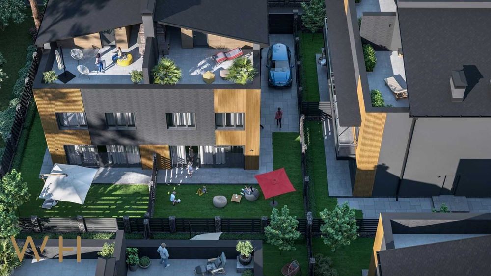 Без %, будинок 193 м² з терасою на даху 31 м² у КМ Dream Hill, ГАЗ, ділянка, паркомісце, Віта-Поштова