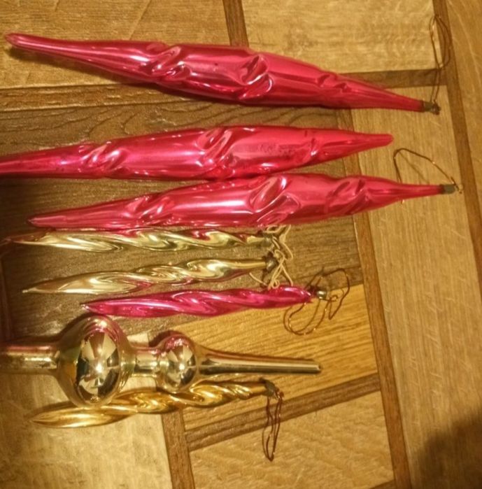 Новорічні прикраси 70-90-х років