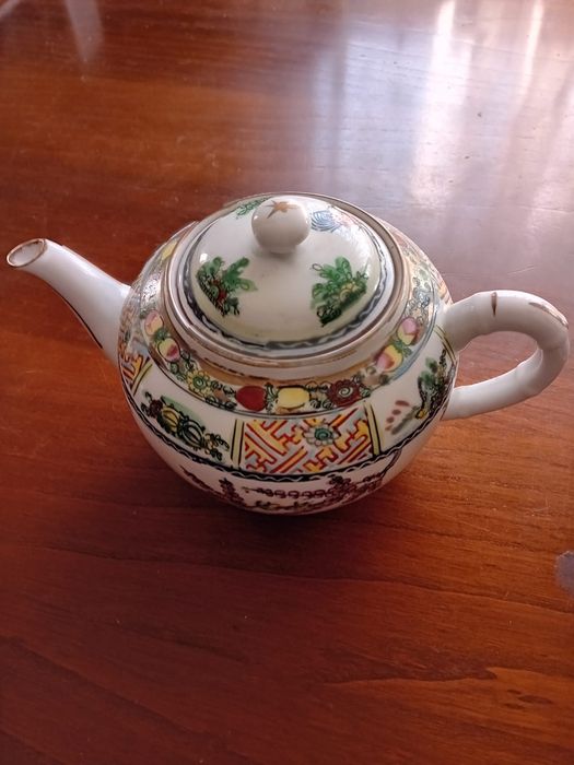 Conjunto de chá porcelana de Macau