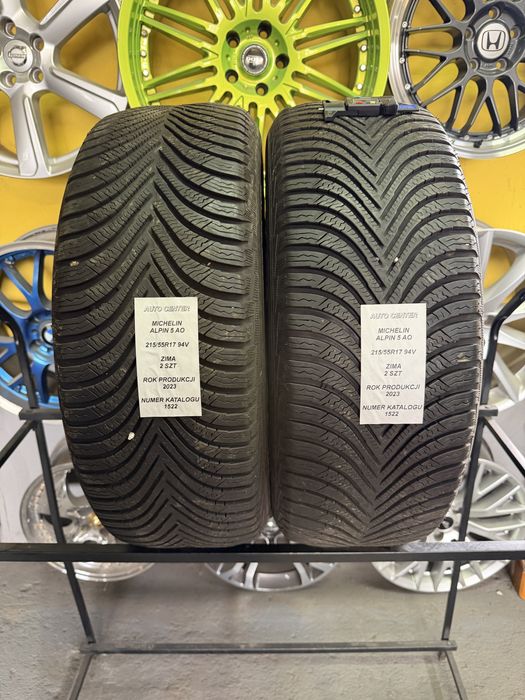Opony zimowe 215/55R17 94V Michelin Alpin 5 AO | 2023 | 2 sztuki
