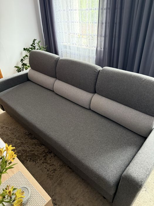 Zarezerwowana !!! Kanapa sofa szara Abra meble jak nowa