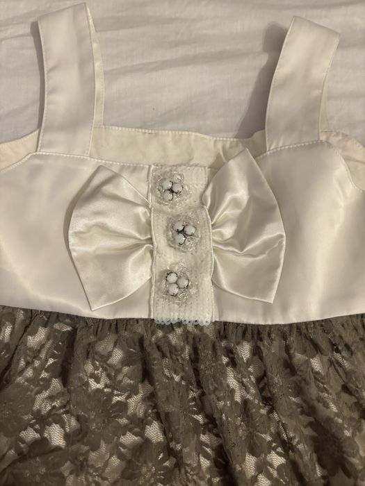 Elegancka sukienka wesele komunia 146r