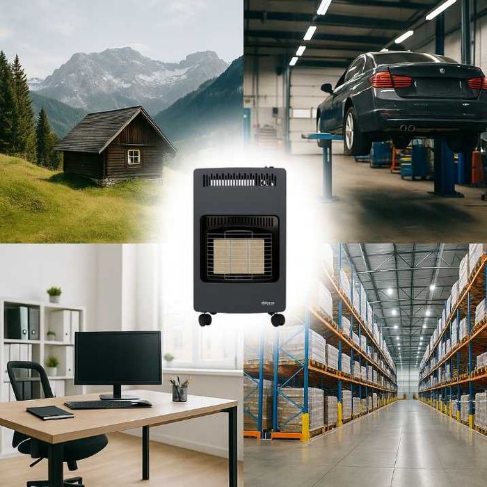 Обігрівач автономний 4,2кВт. Автономний обігрівач. Газовий обігрівач.