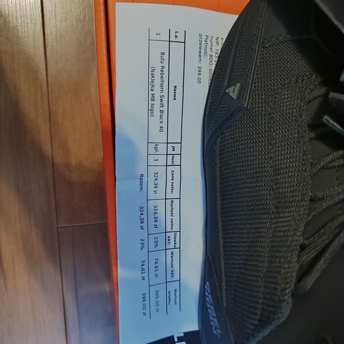 Buty motocyklowe Rebelhorn Swift czarne