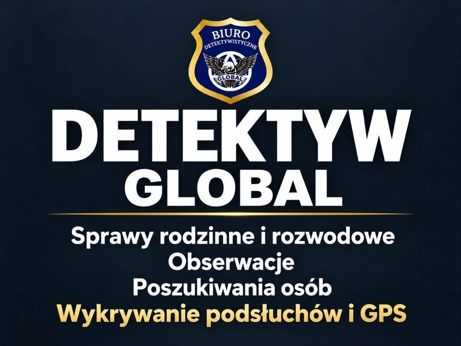 Detektyw. Zdrady, obserwacje, poszukiwanie osób, podsłuchy i GPS