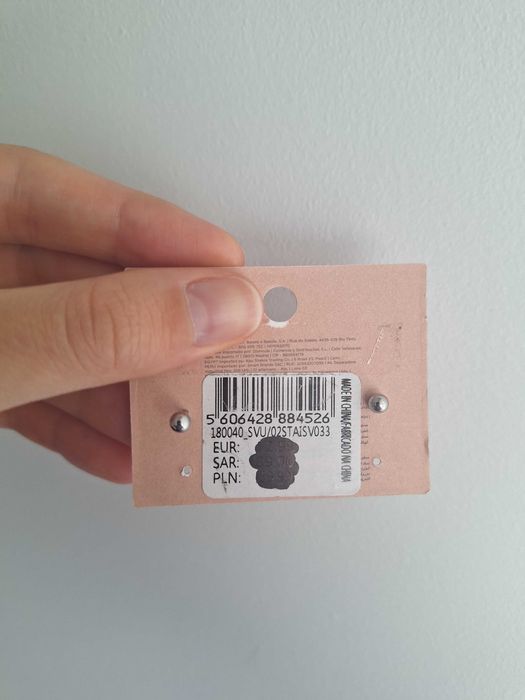 Brincos Aço Inoxidável Parfois com Brilhantes - novos