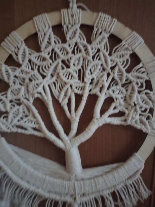 Drzewko ze sznurka makrama