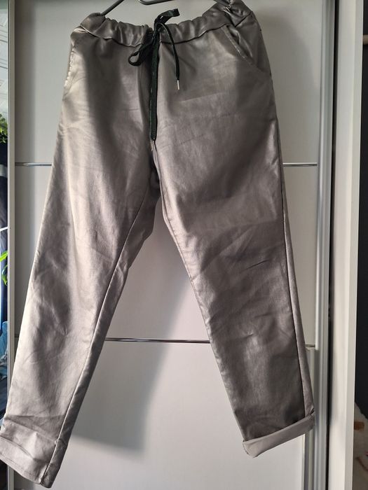 Spodnie rurki kieszenie 3XL