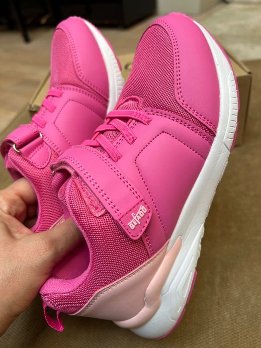 sneakersy Befado rozm 35/23 cm różowe rzepy lekkie biała podeszwa