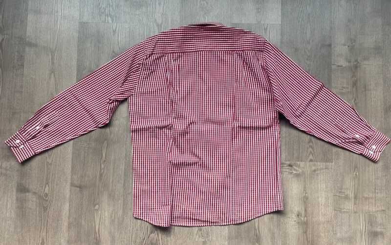 Camisa encarnada aos quadrados - VIADUTTO - 40