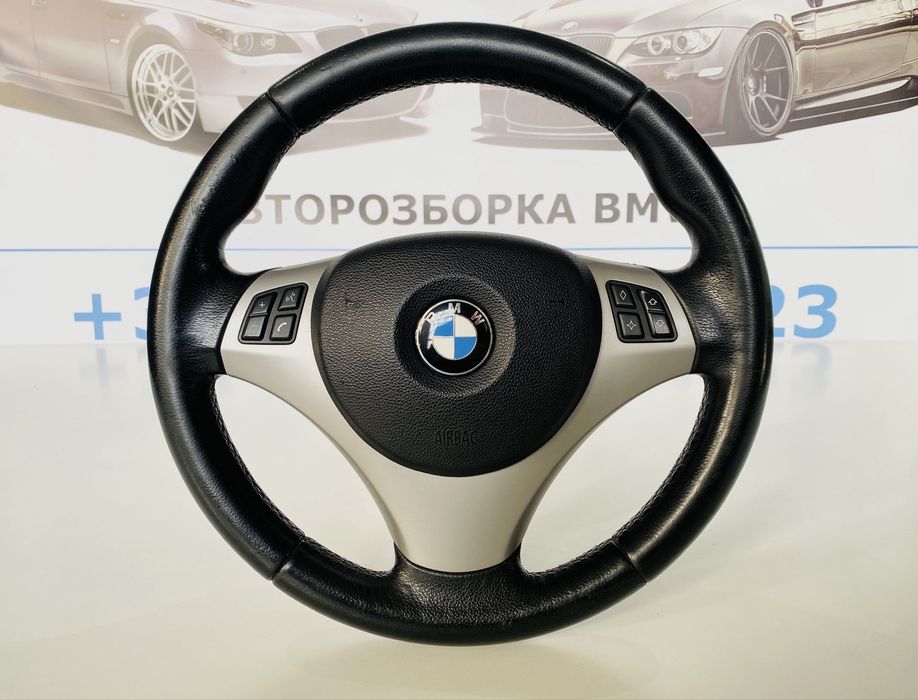 Спорт Руль BMW E90 E91 Кермо Мультируль з Круглою Подушкою БМВ Е90 Е91