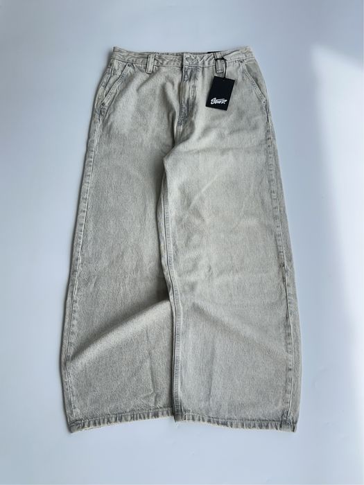 Широкі Джинси Pull&Bear Skater Fit Сірі  Пулбір Скейтер Baggy Беггі