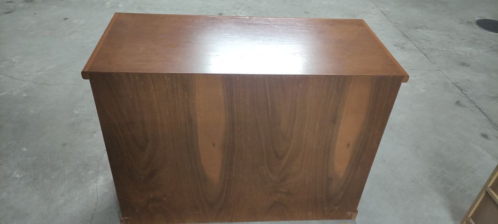 Mesa secretaria de madeira + cadeira