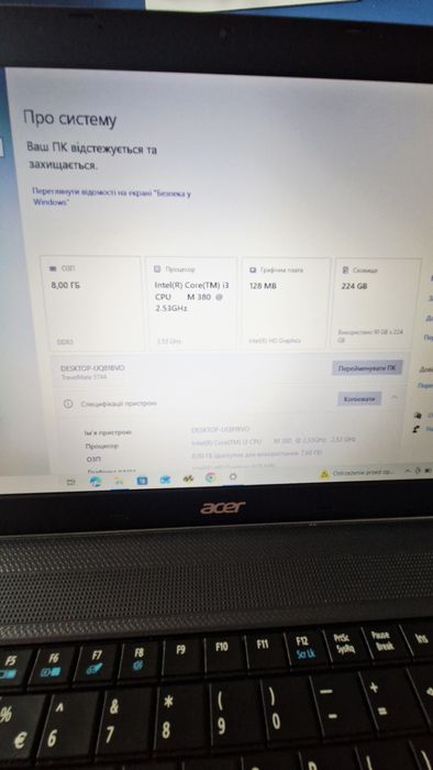 Laptop Acer TravelMate 5744