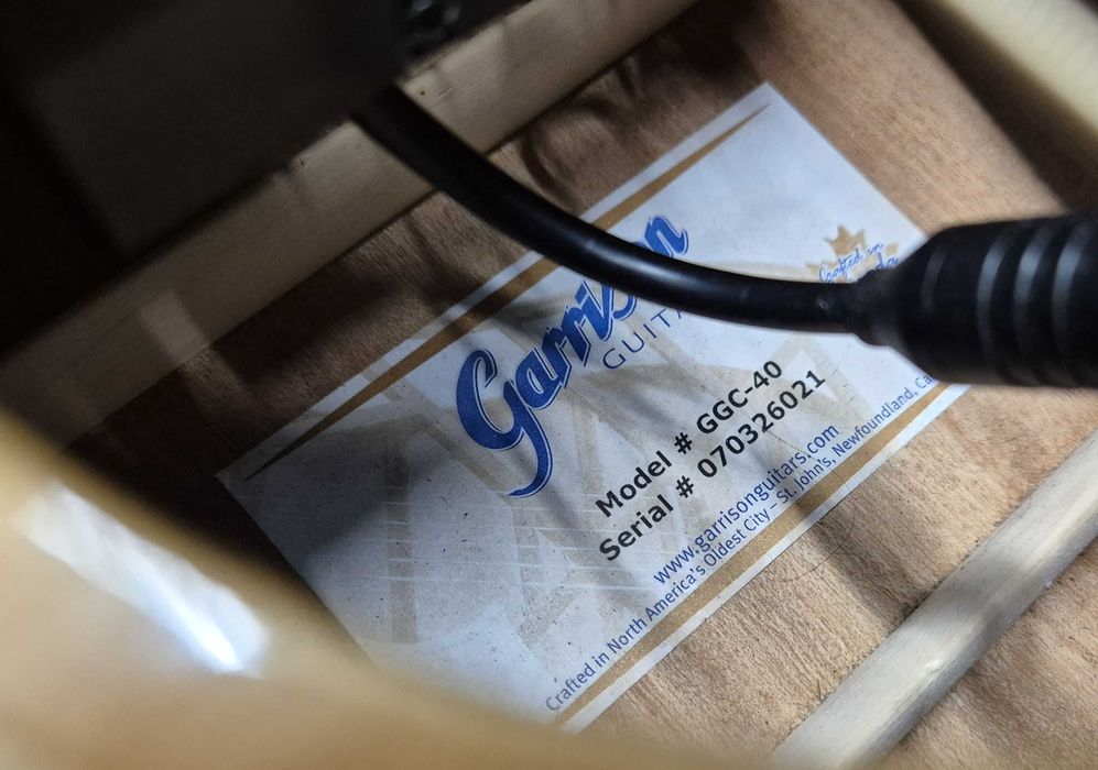 Garrison GGC40 - gitara akustyczna OM, struny Martin lub Taylor