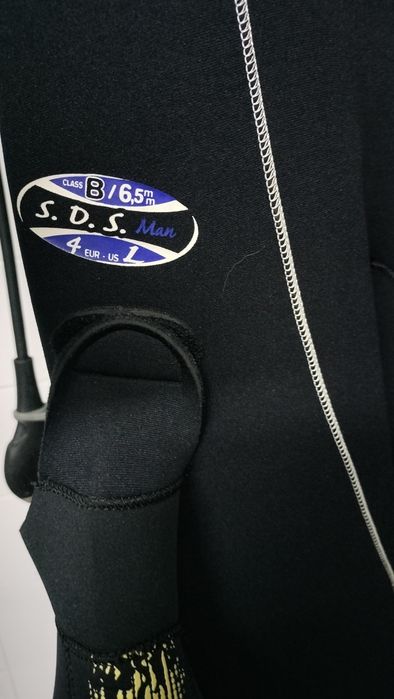 Fato de mergulho semi seco