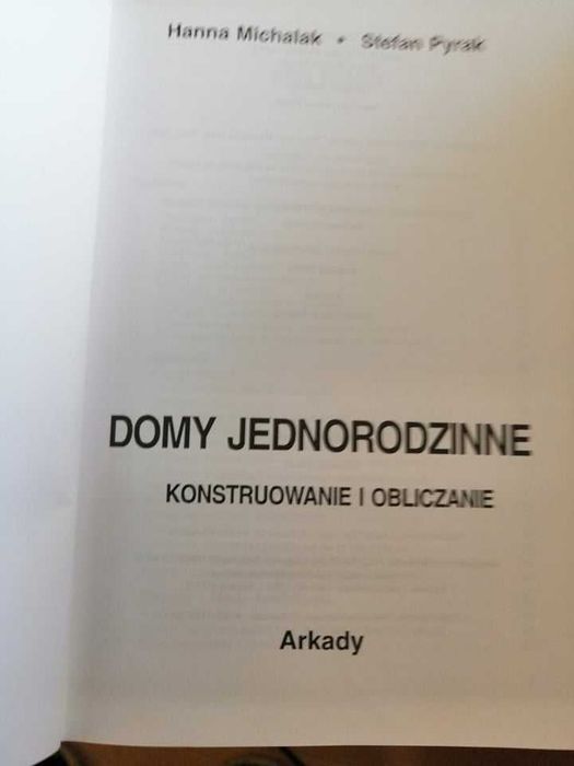 Domy Jednorodzinne - Konstruowanie i obliczanie