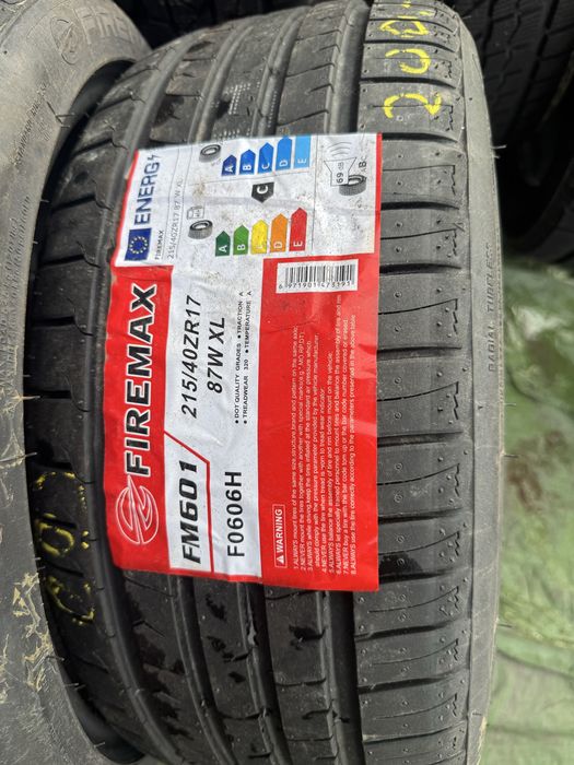 Nowe opony letnie 215/40/17 Firemax 2 sztuki 24r