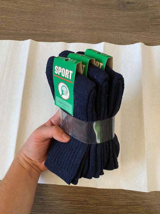 Skarpety sportowe 3 pary, unisex granatowe, Italy R. 38 - 42