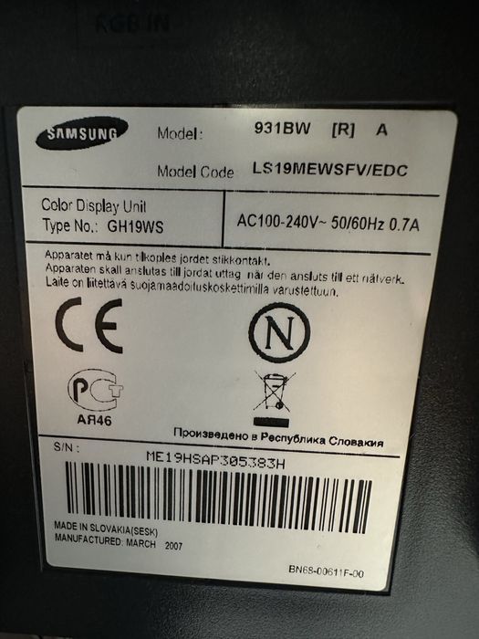 monitor fino para pc da Sansung